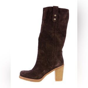 UGG Australia Suede Foldover Convertable Heel